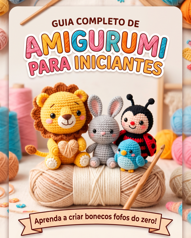 Aulas para iniciantes no amigurumi